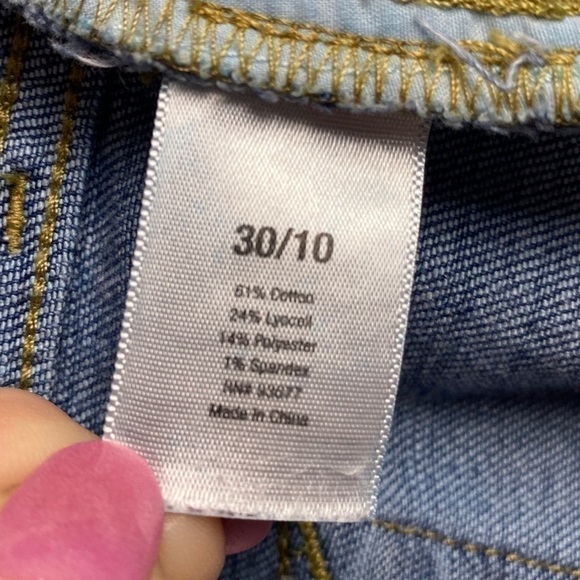 A.N.A. Patchwork Skinny Jeggings Jeans Women's 30/10 Light Blue Mid Rise - Picture 9 of 10